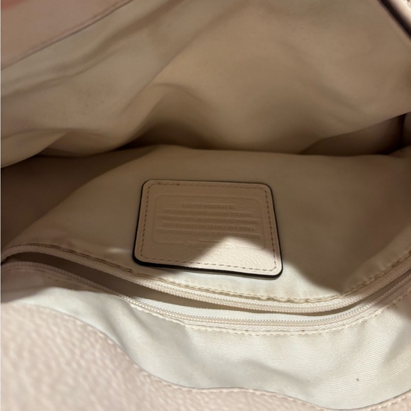 Coach Madison Phoebe Cream White Large Shoulder Bag - Picture 9 of 9